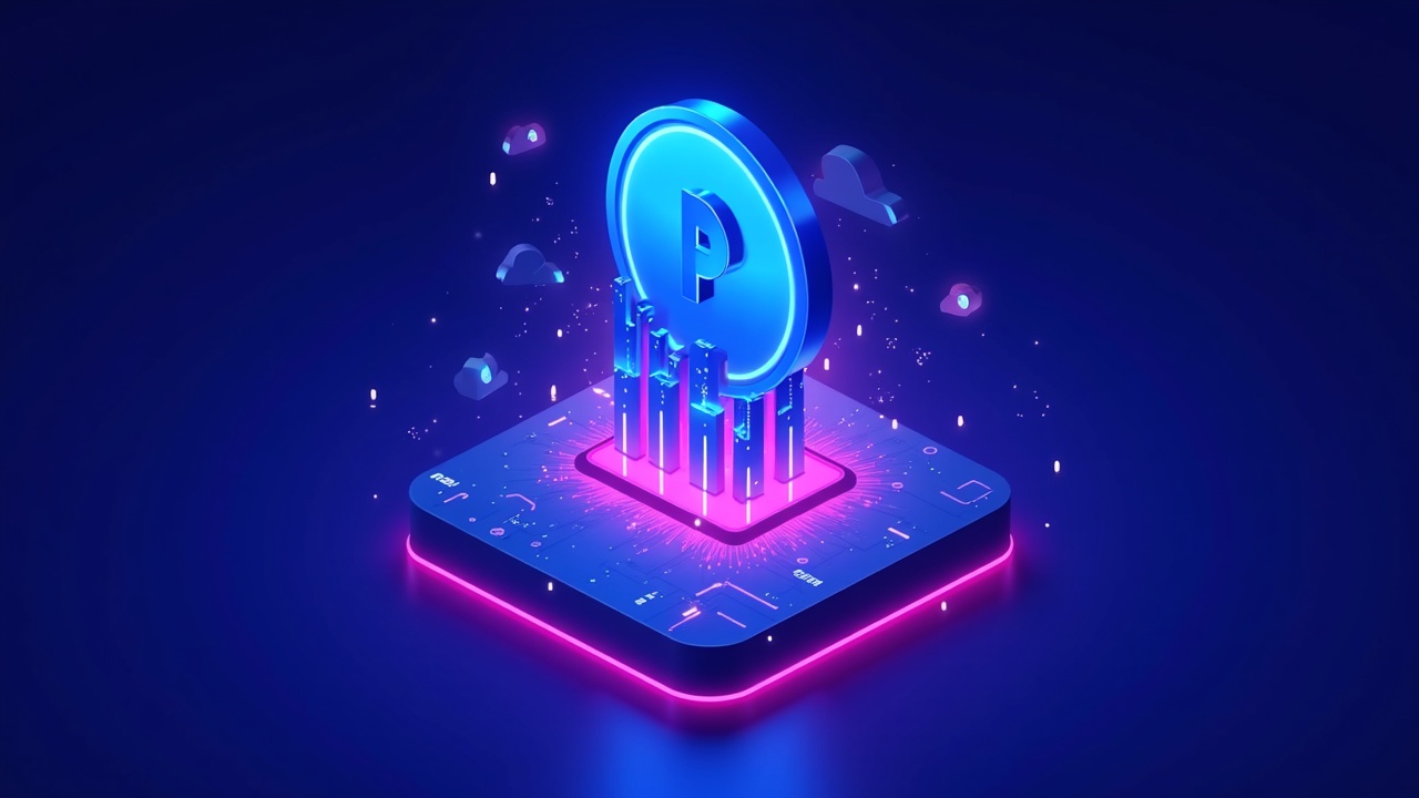 Neon crypto header of Filecoin breaching $1.29 with bullish glow and rising institutional inflows, DePIN motif.