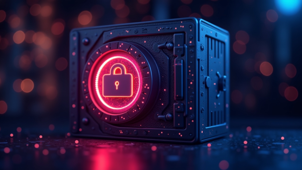 Neon illustration of a futuristic crypto vault pausing card withdrawals with a fading card, MiCA glow, and SWIFT/P2P routes.