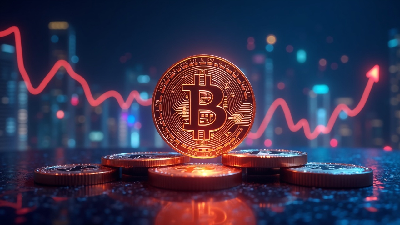 Futuristic scene: glowing e-CNY coin with yield arrows facing dollar-backed stablecoins in a neon cyber-city backdrop.