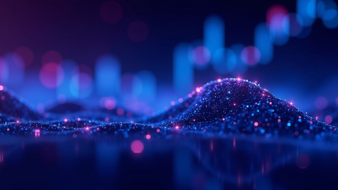 Neon blue/purple DerivaDEX Bermuda-licensed derivatives DEX with off-chain order matching and on-chain settlement.