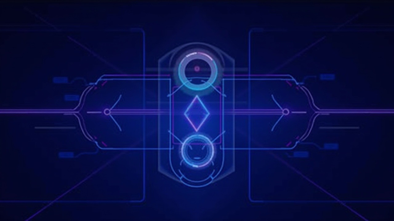 Neon blue and purple interface illustrating stETH holders vetoing governance in Lido.