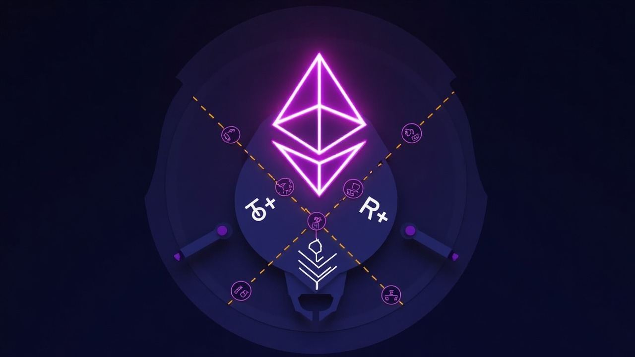 Neon Ethereum execution node with a Java 25+ badge and RPC signals illustrating Besu v26.6.0 upgrade.