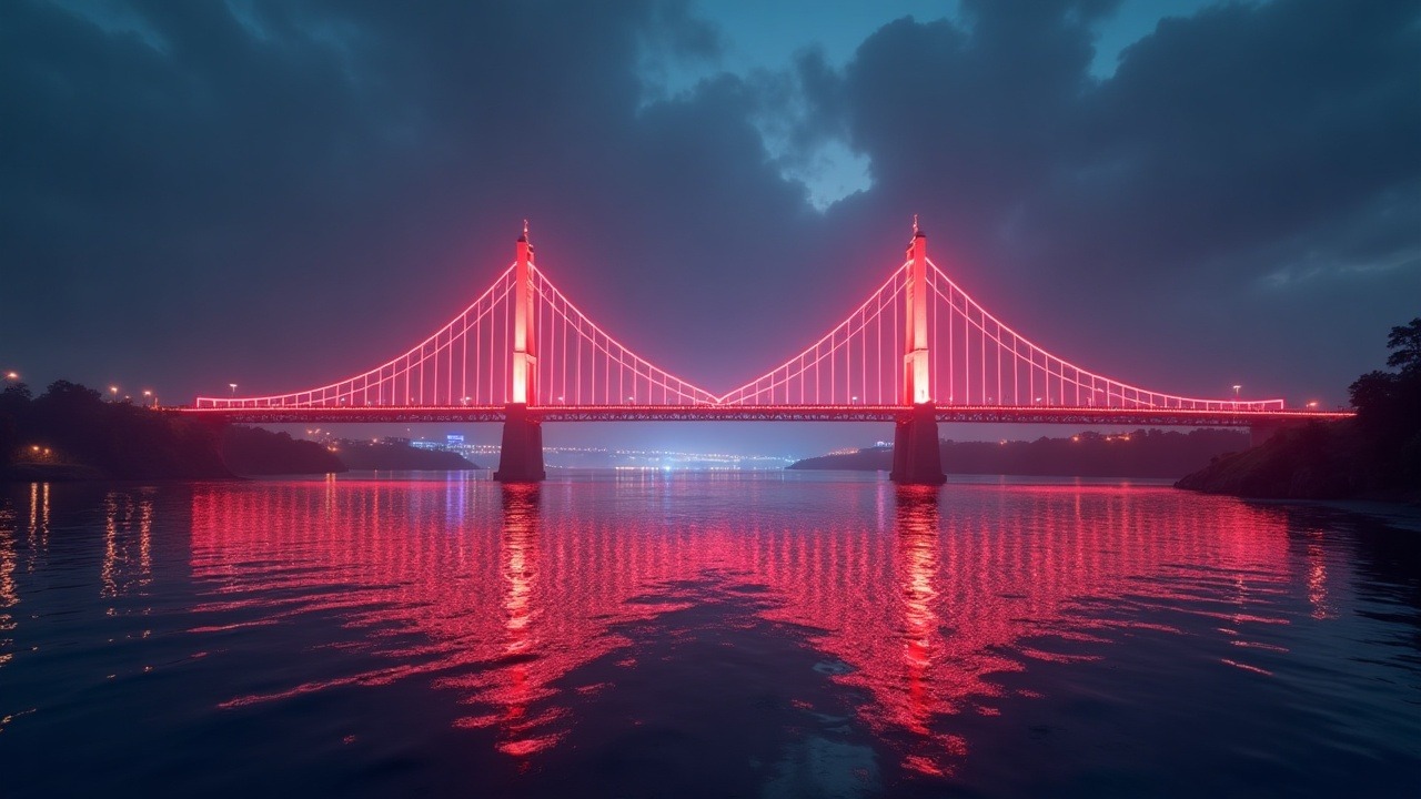 Neon-lit cross-chain bridge breach with ETH and USDC trails funneling into a privacy vortex against a sleek bokeh backdrop