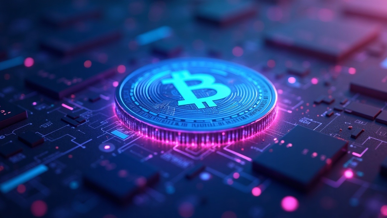 Central crypto token burning into digital particles above a sleek mainnet dashboard with neon blue glow.