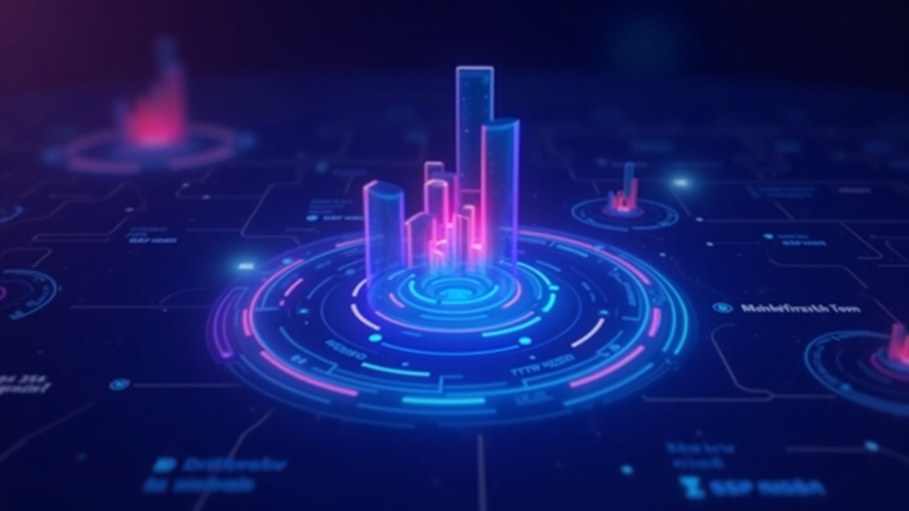 Neon crypto trading interface displaying stock perpetual contracts NFLXUSDT, BSPUSDT, TTWOUSDT with blue-cyan-pink glow.
