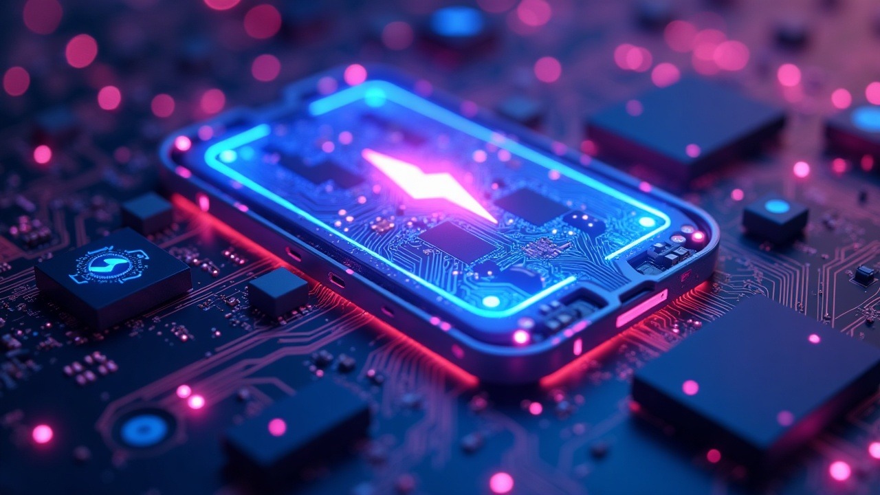 Futuristic header illustrating a crypto wallet cyberattack with neon blue and purple glow and infrastructure isolation.