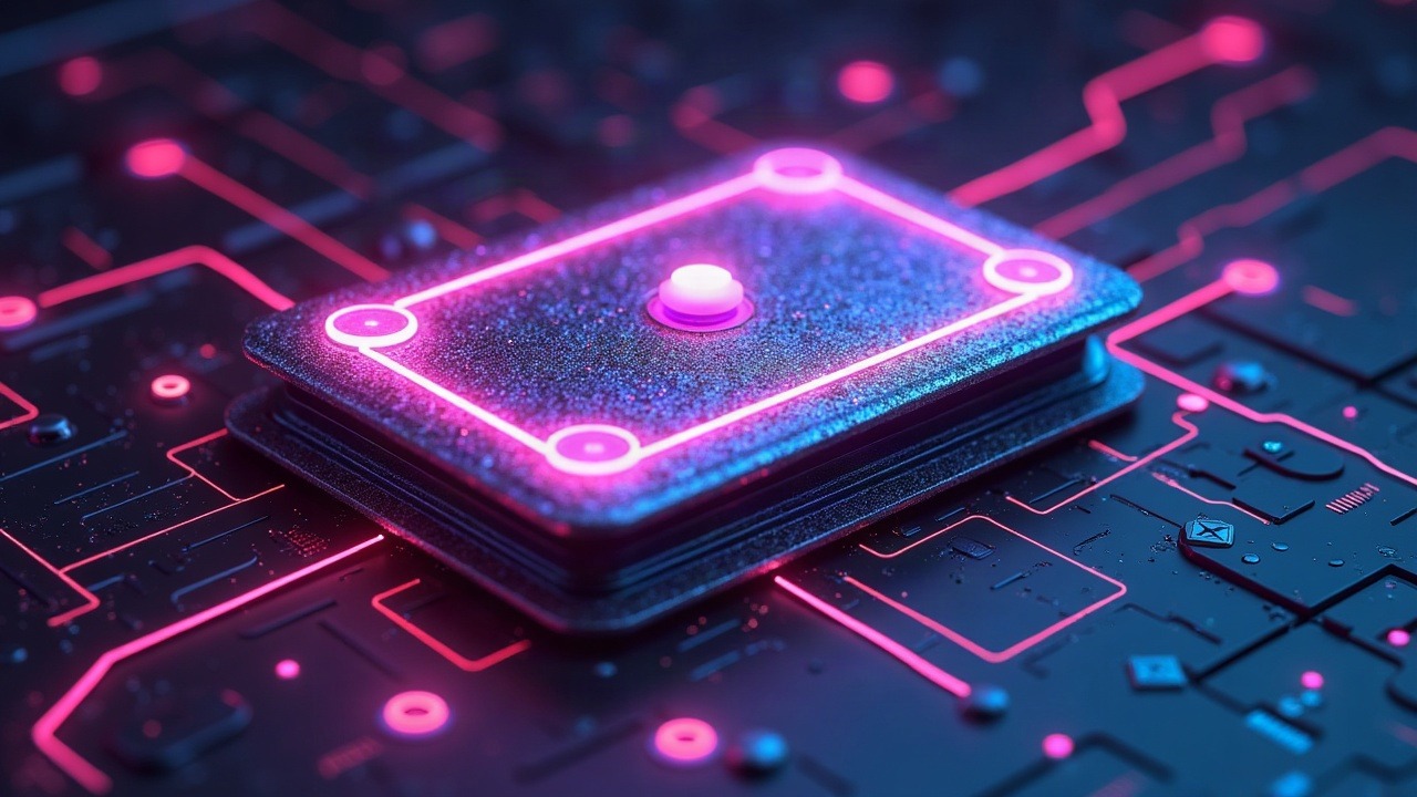 Neon 3D render of Algorand network unlocking native post-quantum accounts with glowing NFT tiers via Pera Wallet
