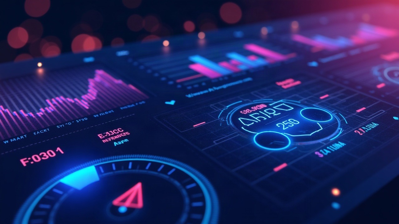 Neon 3D crypto dashboard showing Curve pool APRs, gauge rewards, veCRV voting, and scrvUSD vault yields.