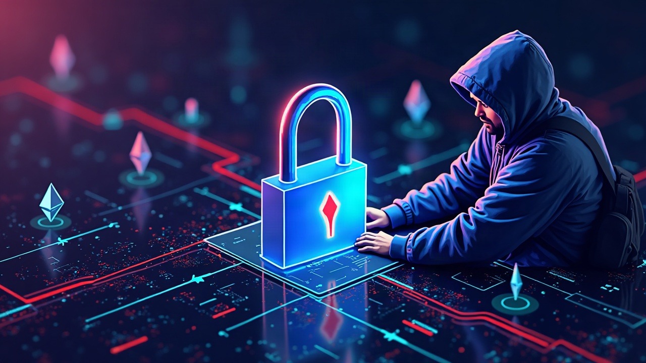 Neon vesting contract with a broken lock, hacker exploits multi-chain ledger across Ethereum, Base, BNB Chain, and Robinhood Chain.