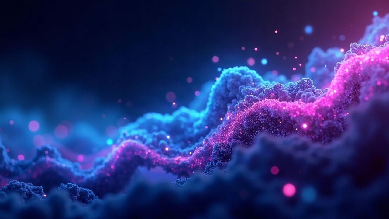 Bitcoin inflow surge and Ethereum outflow with neon blue/cyan/purple glow on a crisp 3D abstract background.